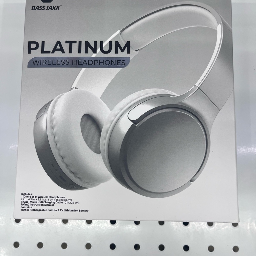 Platinum Wireless Over-Ear Headphones - Silver